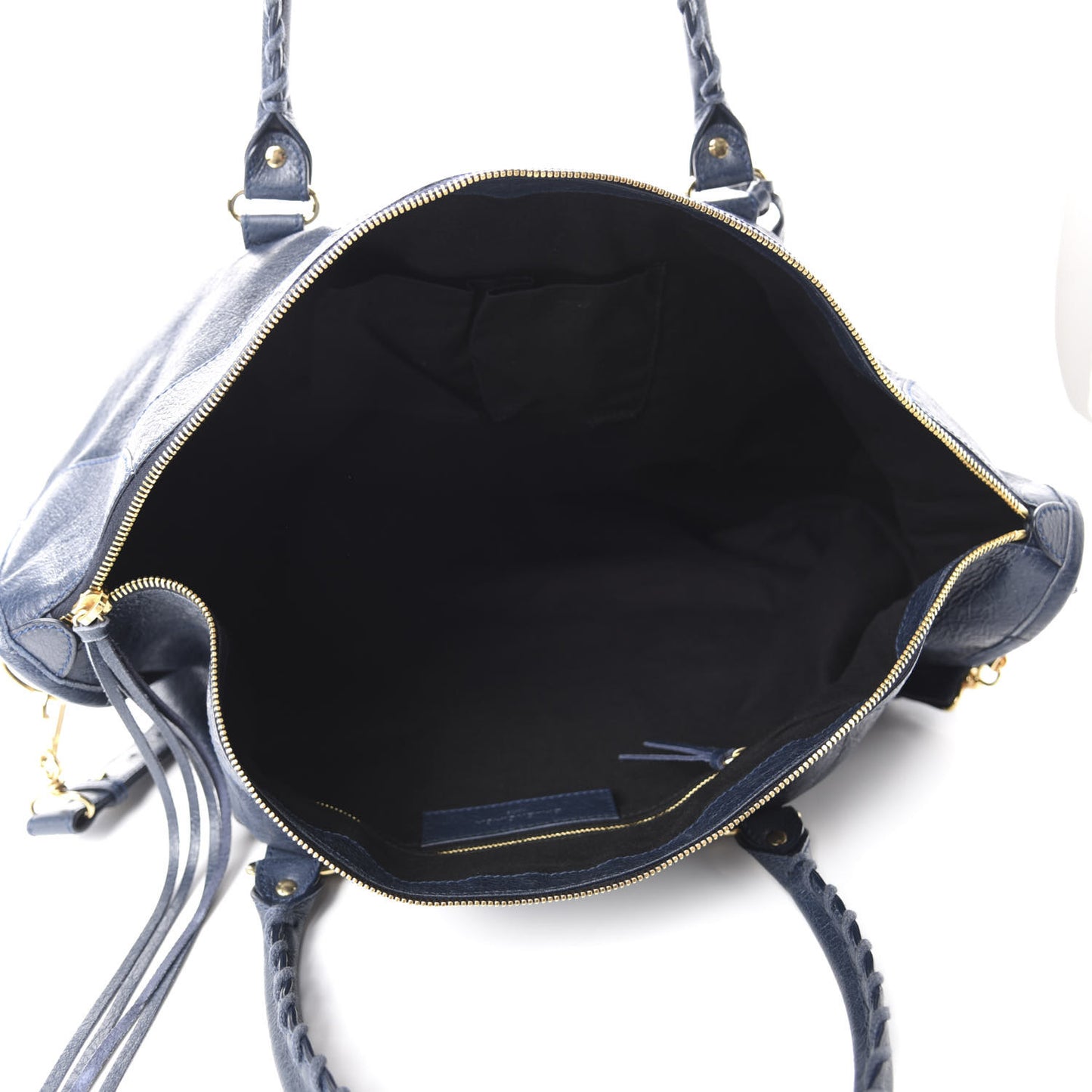 Agneau Classic Gold Hardware City XL Bleu Obscur