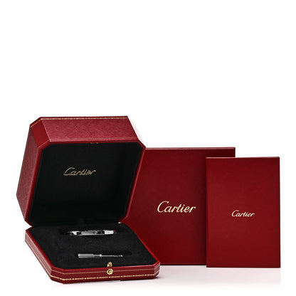 Cartier 18K White Gold Small LOVE Bracelet 16 8 of 8