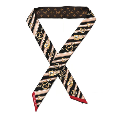 Louis Vuitton Silk Monogram Forever BB Bandeau Brown 1 of 4