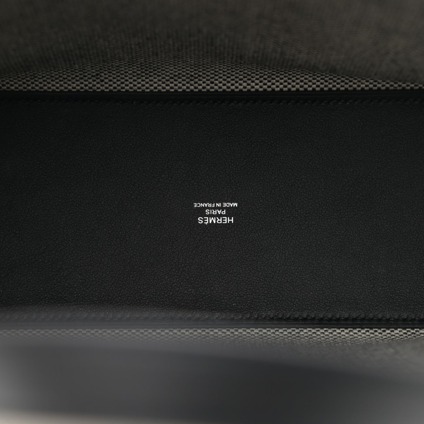Swift H Canvas Cabas H En Biais 27 Black Ecru