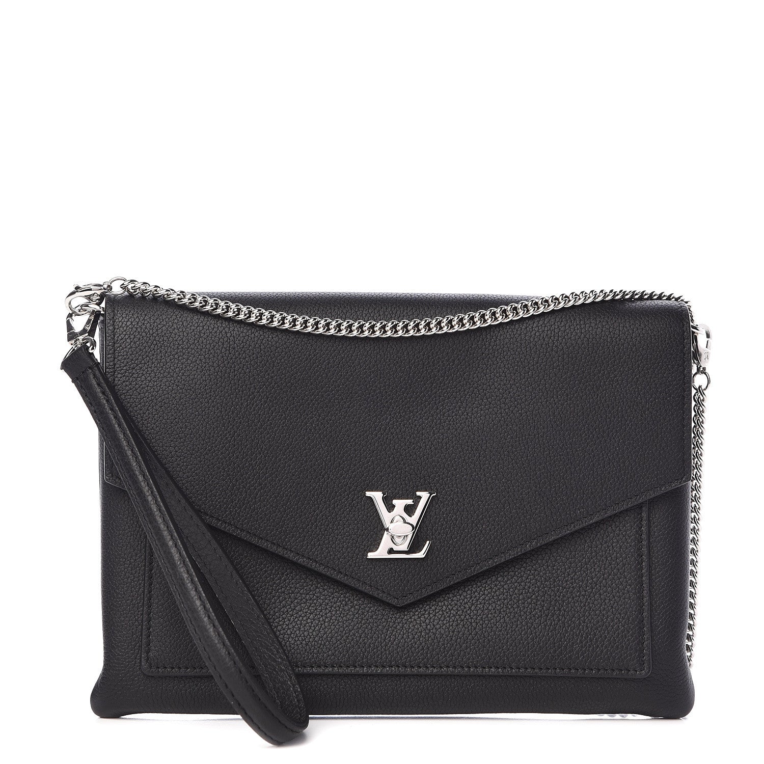Louis Vuitton Soft Calfskin My Lockme Pochette Black 1 of 10