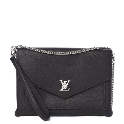 Louis Vuitton Soft Calfskin My Lockme Pochette Black 1 of 10