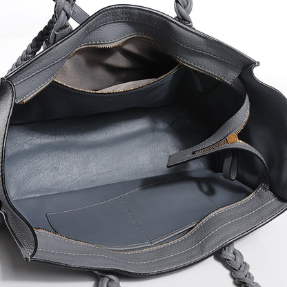 Valentino Garavani Grained Calfskin Small To Be Cool Tote Grigio Perla 5 of 8