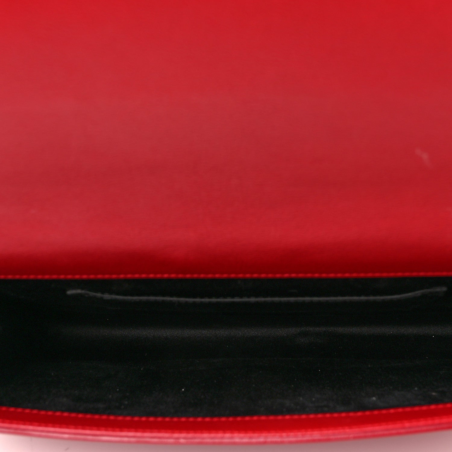 Saint Laurent Calfskin Monogram Large Belle De Jour Clutch Red 5 of 9