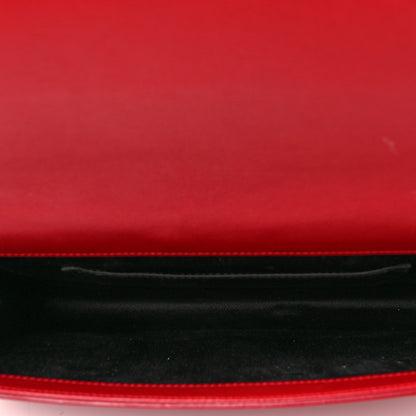 Saint Laurent Calfskin Monogram Large Belle De Jour Clutch Red 5 of 9