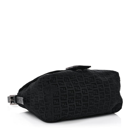 Fendi Zucchino Mama Baguette Black 4 of 10