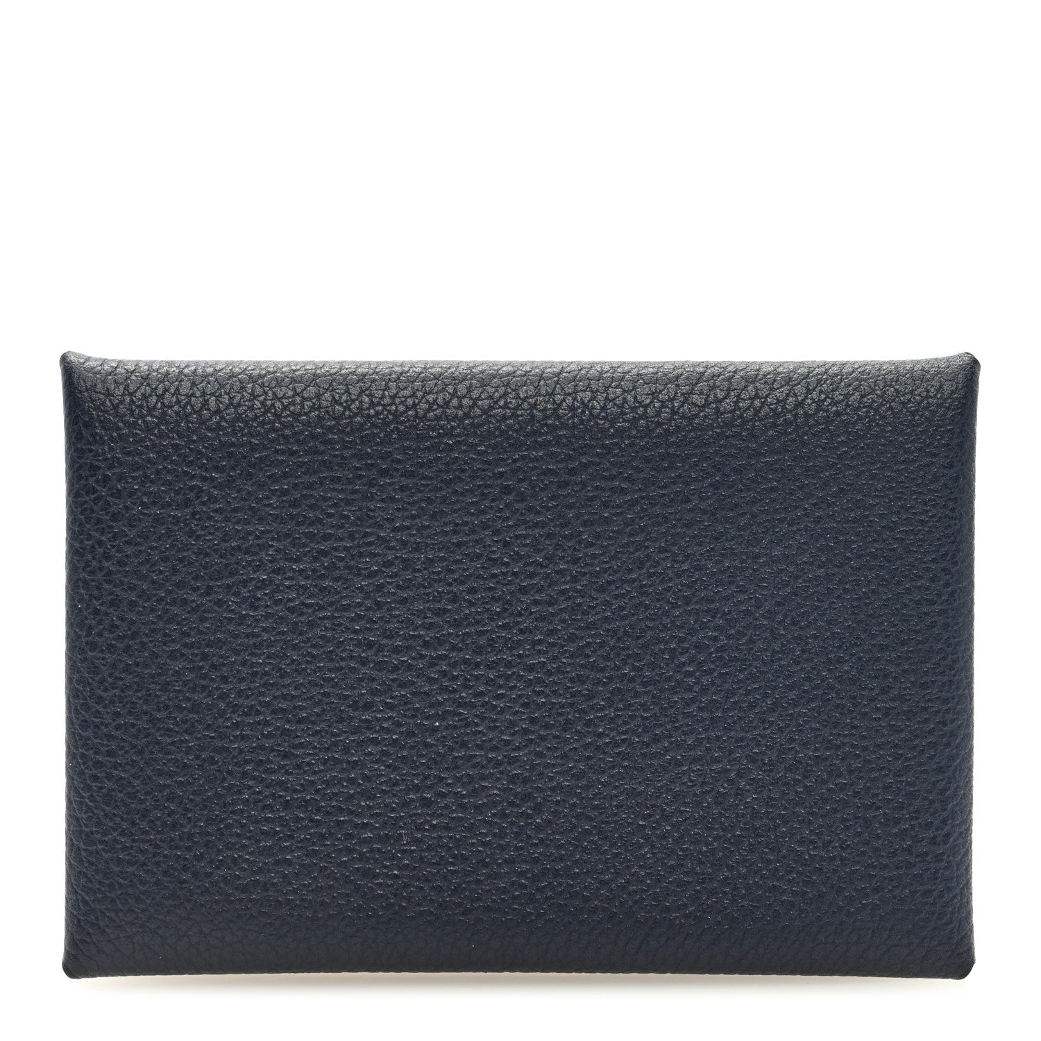 Hermes Evercolor Verso Calvi Card Case Bleu Nuit Caramel 1 of 6