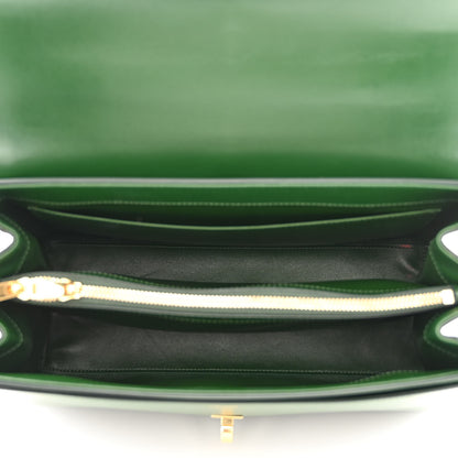Celine Satinated Calfskin Medium 16 Top Handle Bag Forest 5 of 11