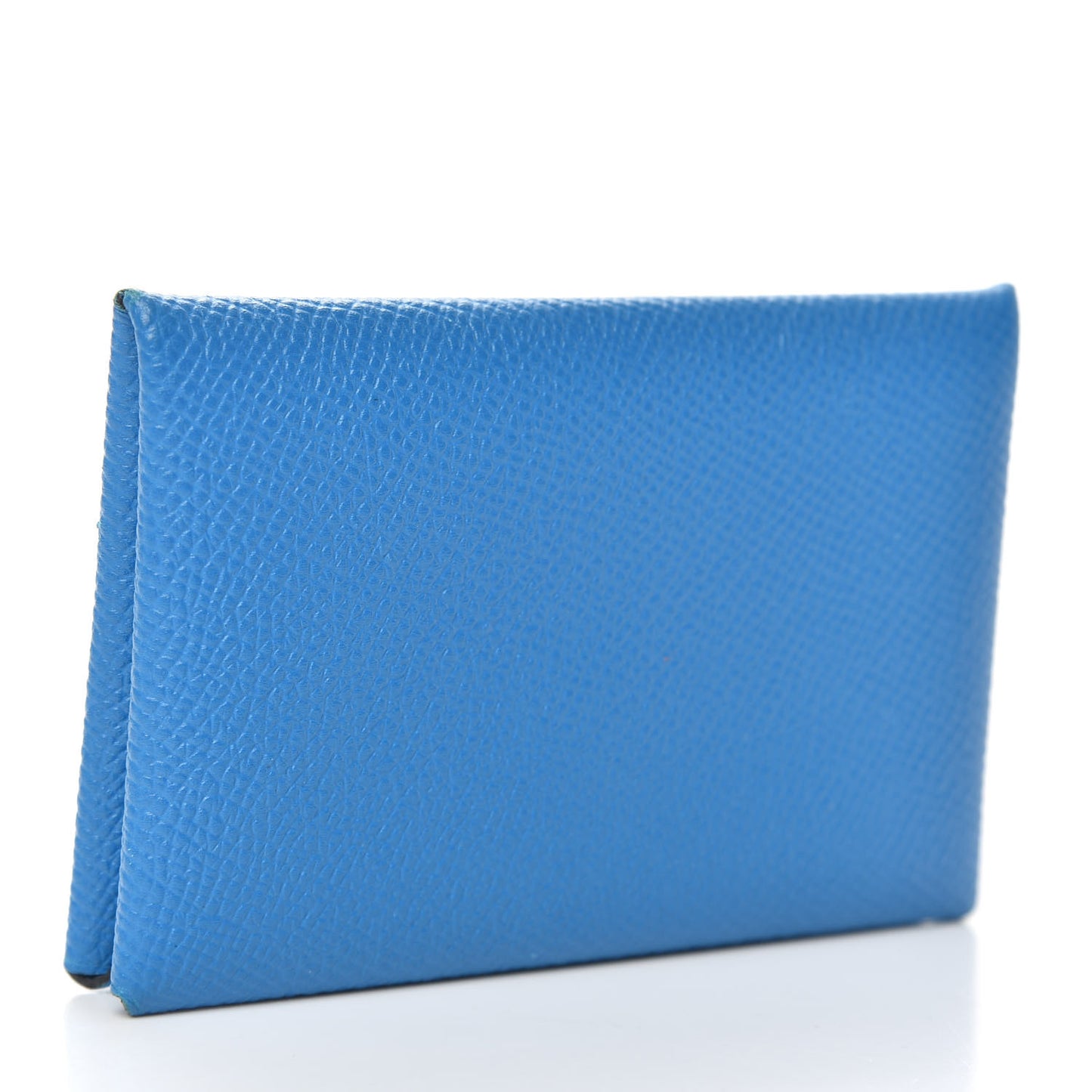 Epsom Calvi Card Case Bleu Zanzibar