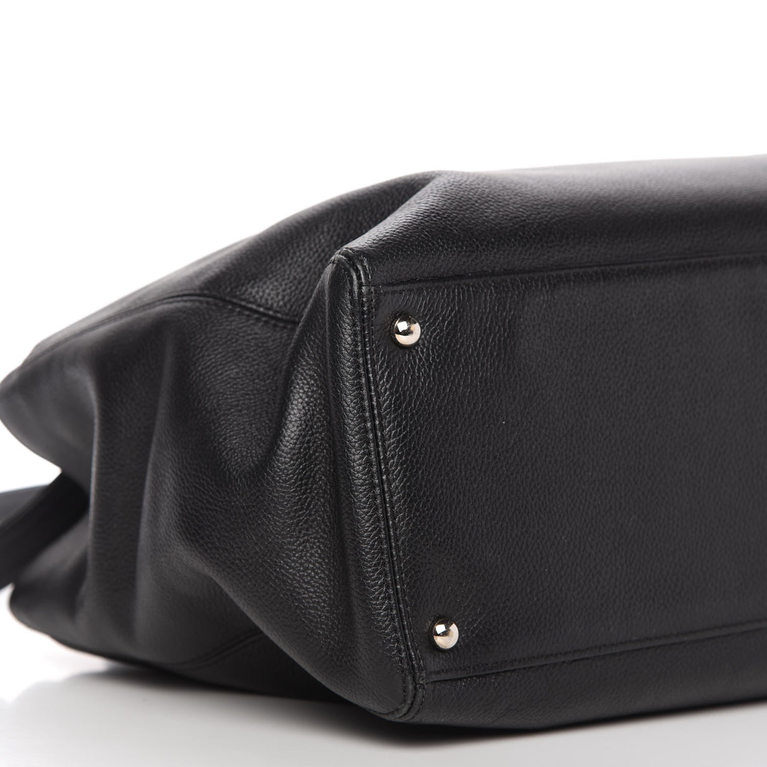 Chanel Calfskin Cerf Executive Shopper Tote Black 6 of 9