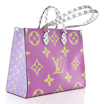 Louis Vuitton Monogram Giant Onthego GM Pink Lilac 4 of 11