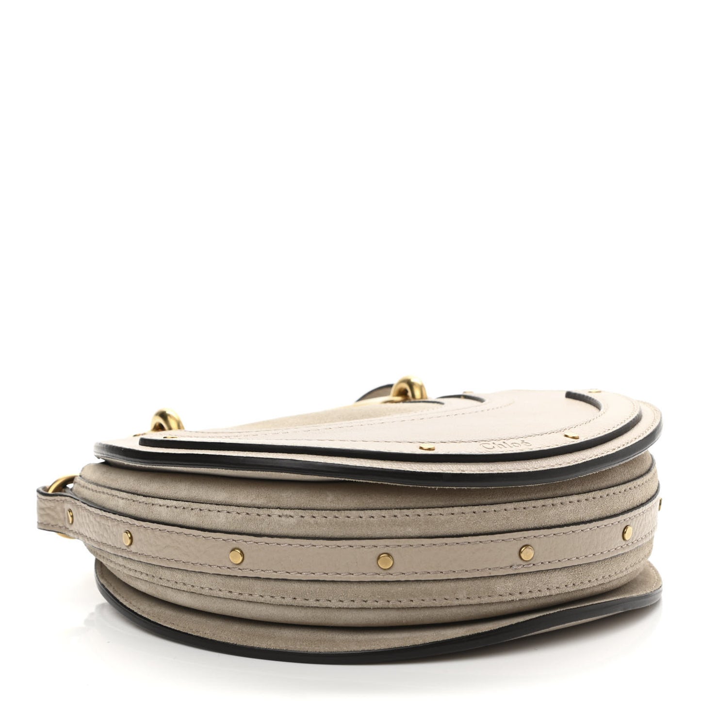Calfskin Suede Small Pixie Bag Motty Grey