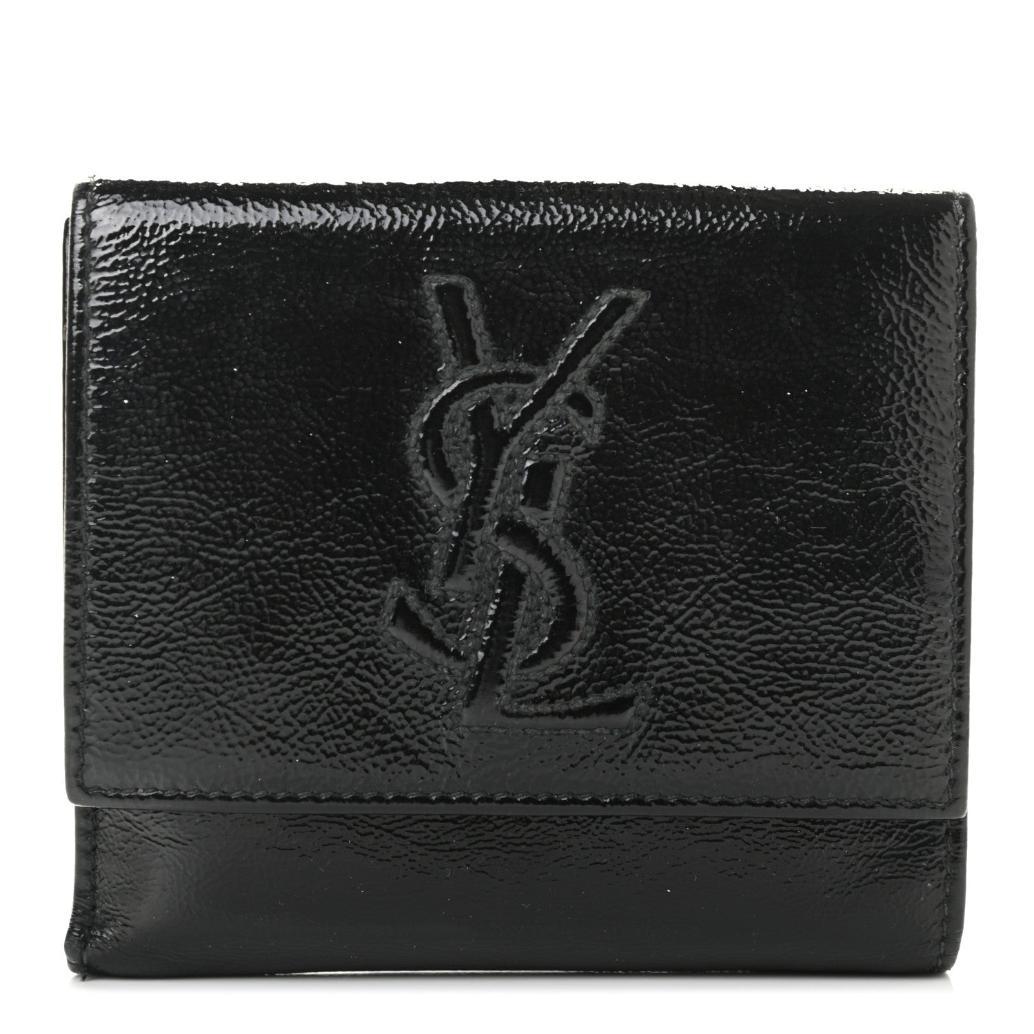 Saint Laurent Goatskin Belle de Jour French Wallet Black 1 of 18