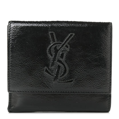 Saint Laurent Goatskin Belle de Jour French Wallet Black 1 of 18