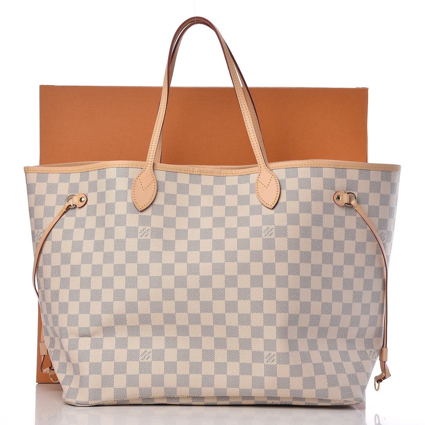 Damier Azur Neo Neverfull GM Rose Ballerine