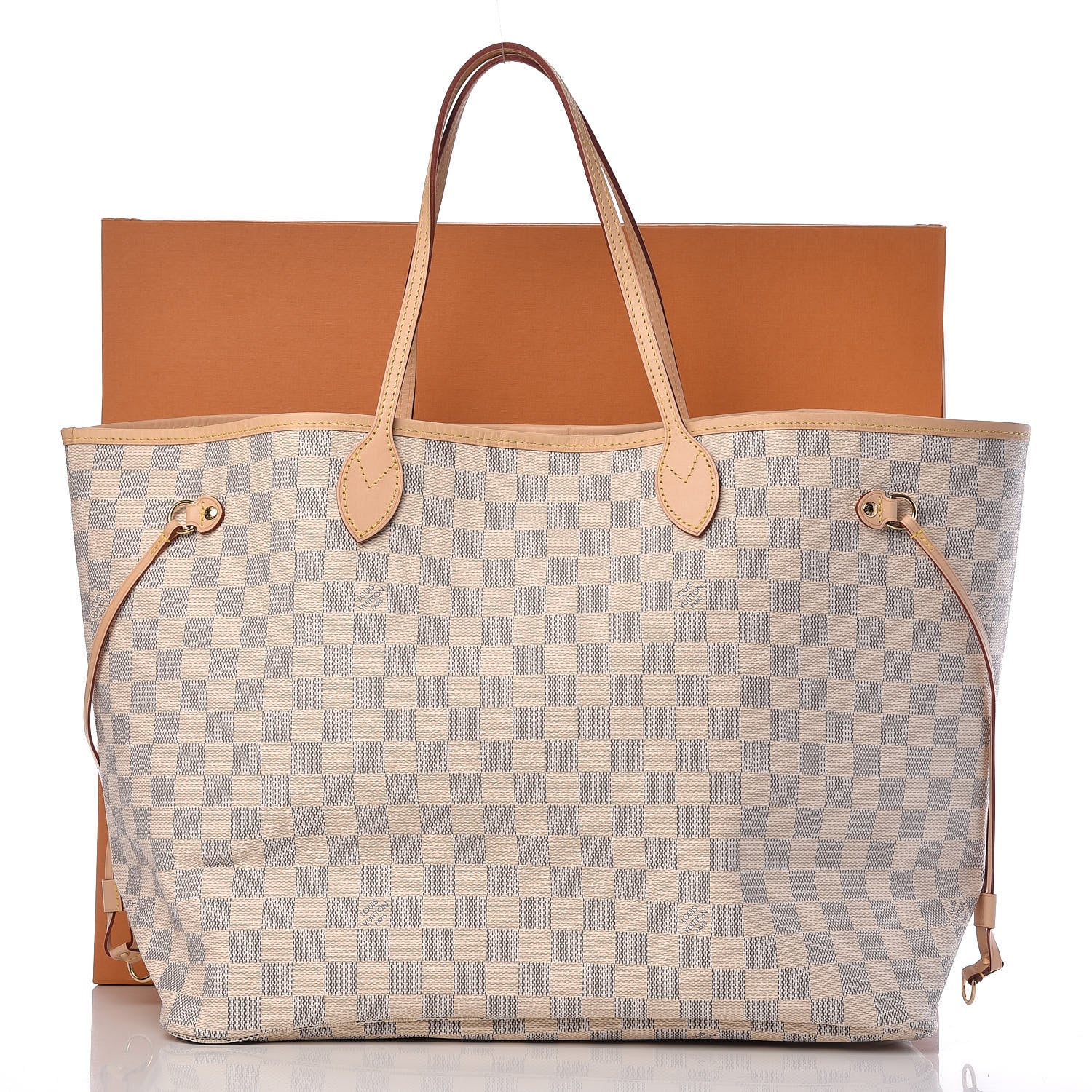 Louis Vuitton Damier Azur Neo Neverfull GM Rose Ballerine 13 of 13