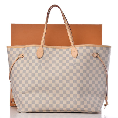 Louis Vuitton Damier Azur Neo Neverfull GM Rose Ballerine 13 of 13