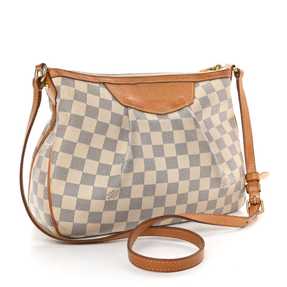 Louis Vuitton Damier Azur Siracusa PM 3 of 13