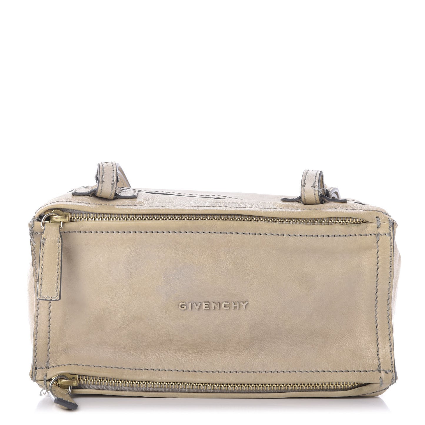 Sugar Goatskin Mini Pandora Beige