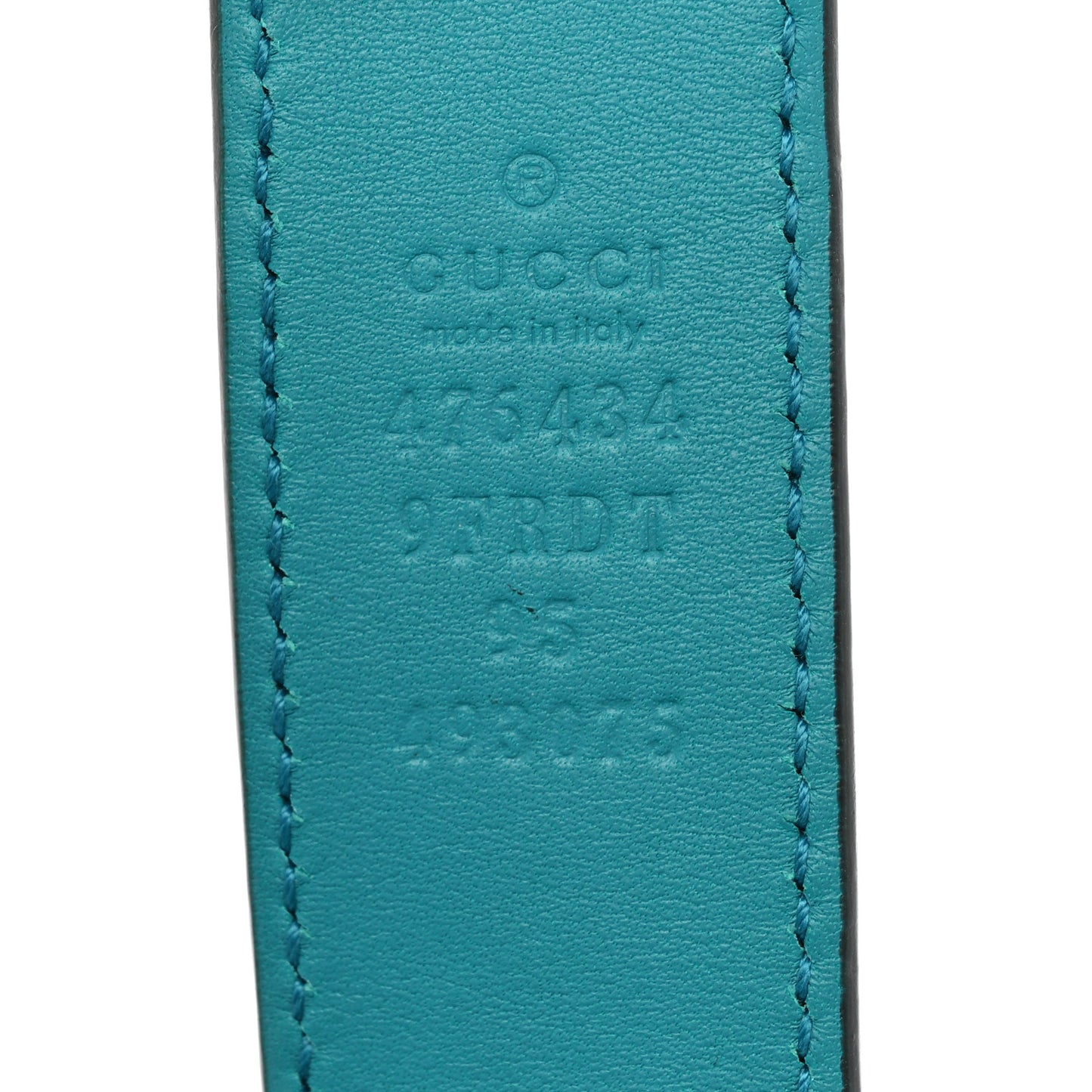 Velvet Matelasse GG Marmont Belt Bag 95 38 Pavone Cyan