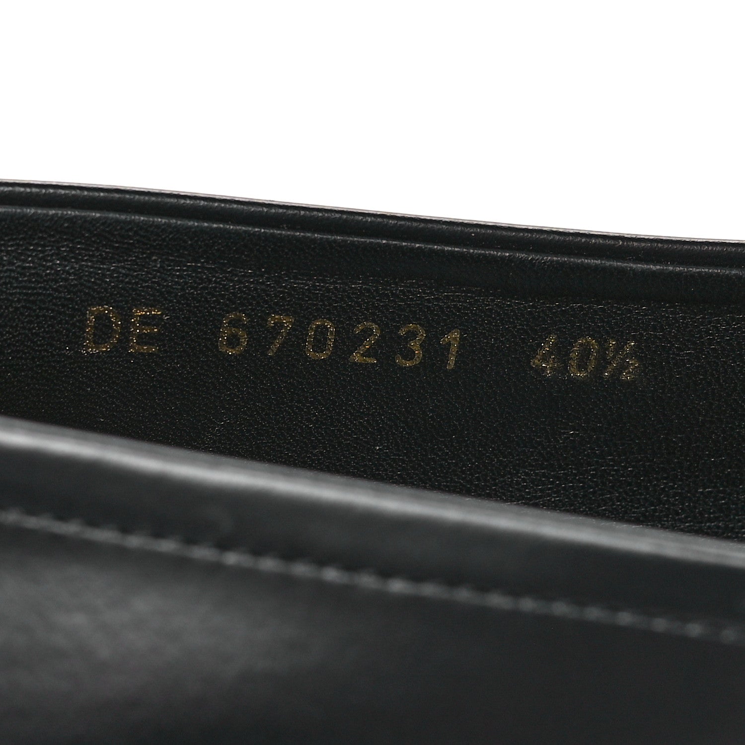 Saint Laurent Smooth Calfskin Penny Loafers 40.5 Black 6 of 9