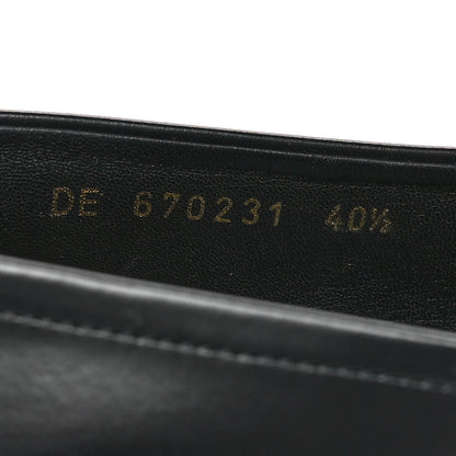 Saint Laurent Smooth Calfskin Penny Loafers 40.5 Black 6 of 9