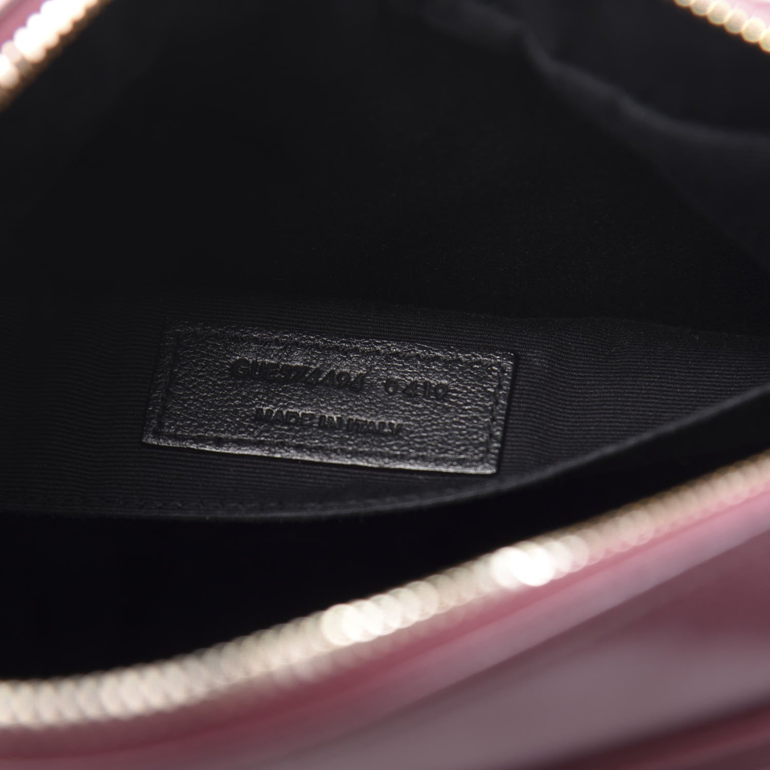 Saint Laurent Calfskin Matelasse Monogram Lou Camera Bag Dark Legion Red 7 of 10