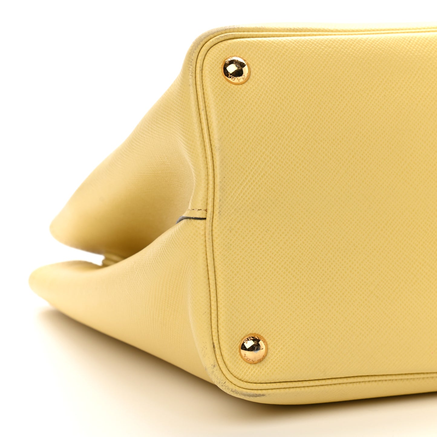 Saffiano Cuir Medium Double Bag Polline