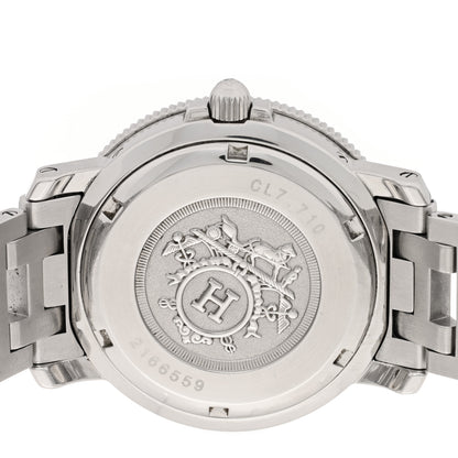 Hermes Stainless Steel 38mm Clipper Diver Quartz Watch White 4 of 4