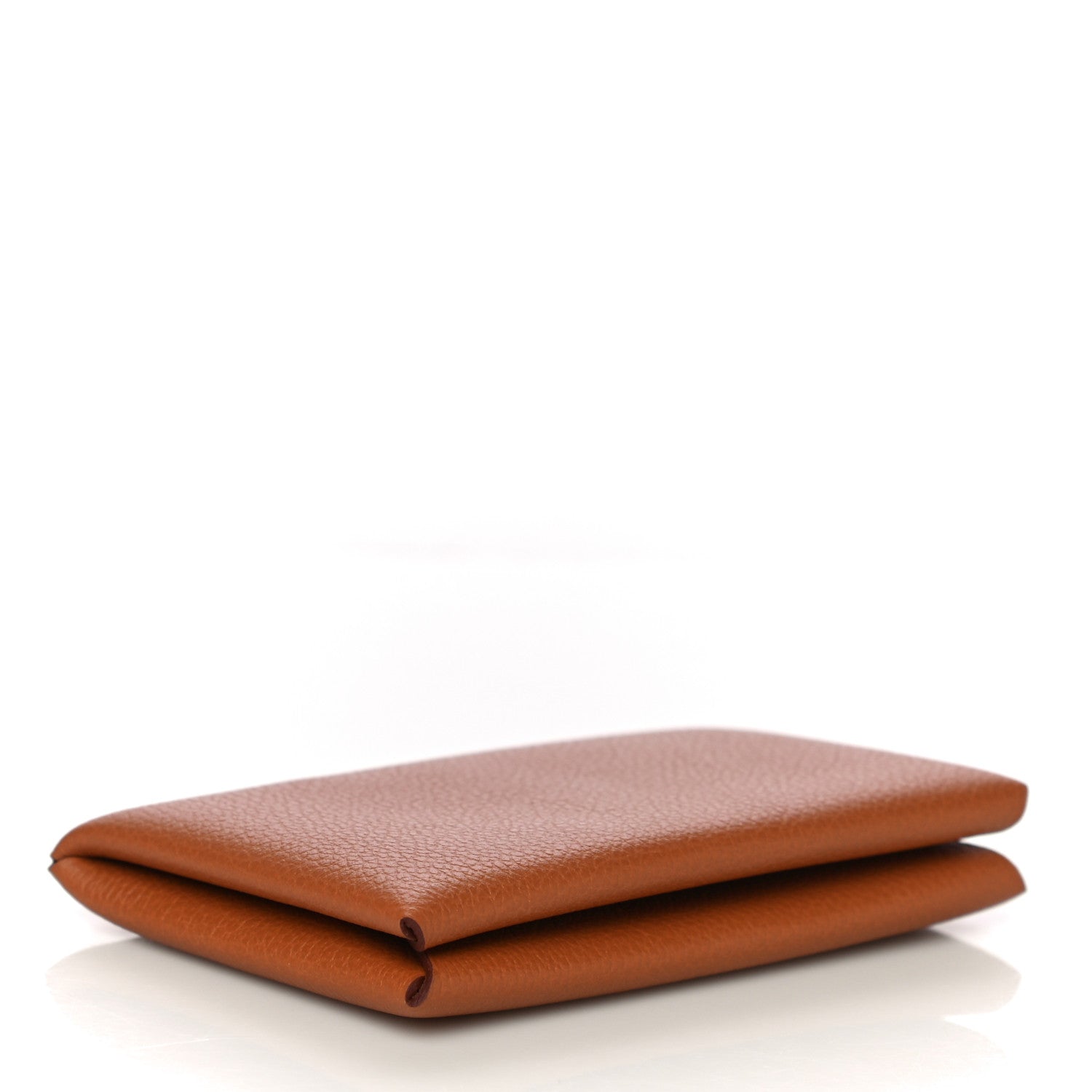 Hermes Evercolor Calvi Verso Card Case Gold Beige De Weimar 4 of 10
