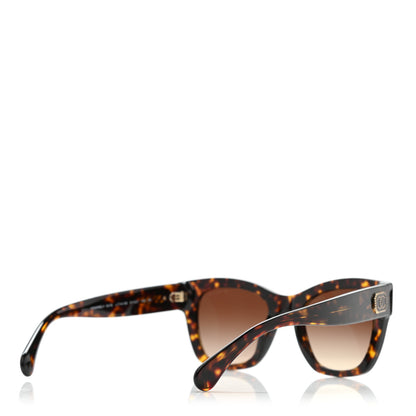 Chanel Acetate Square CC Sunglasses 5478 Tortoise 4 of 7