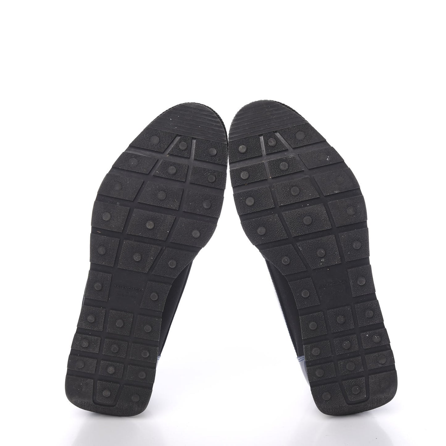 Patent Calfskin Neoprene Mesh Suede Mens Race Runner Sneakers 41 Black Navy