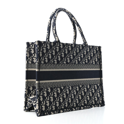Christian Dior Oblique Medium Book Tote Blue Multicolor 3 of 9