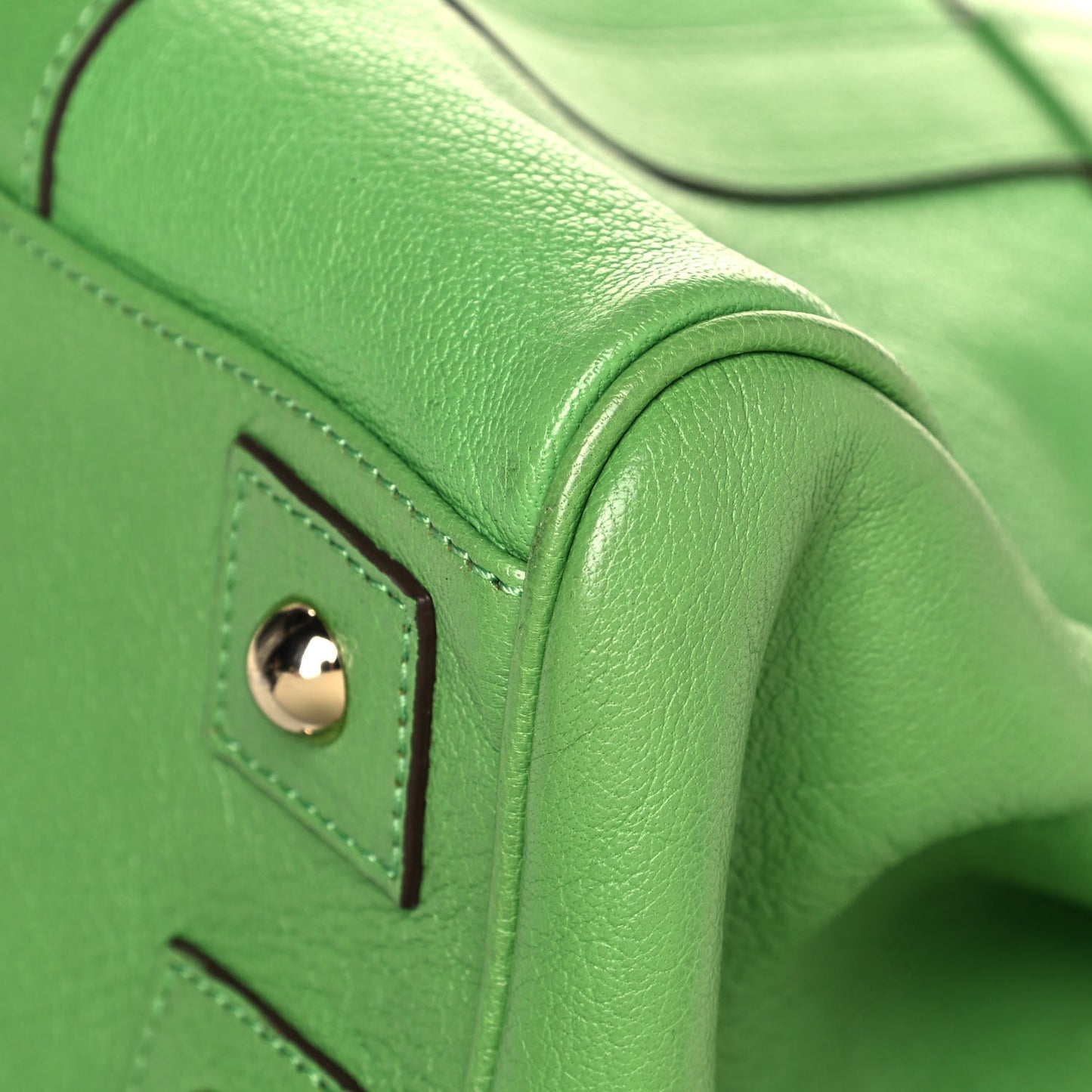 Goatskin Bayswater Grass Green