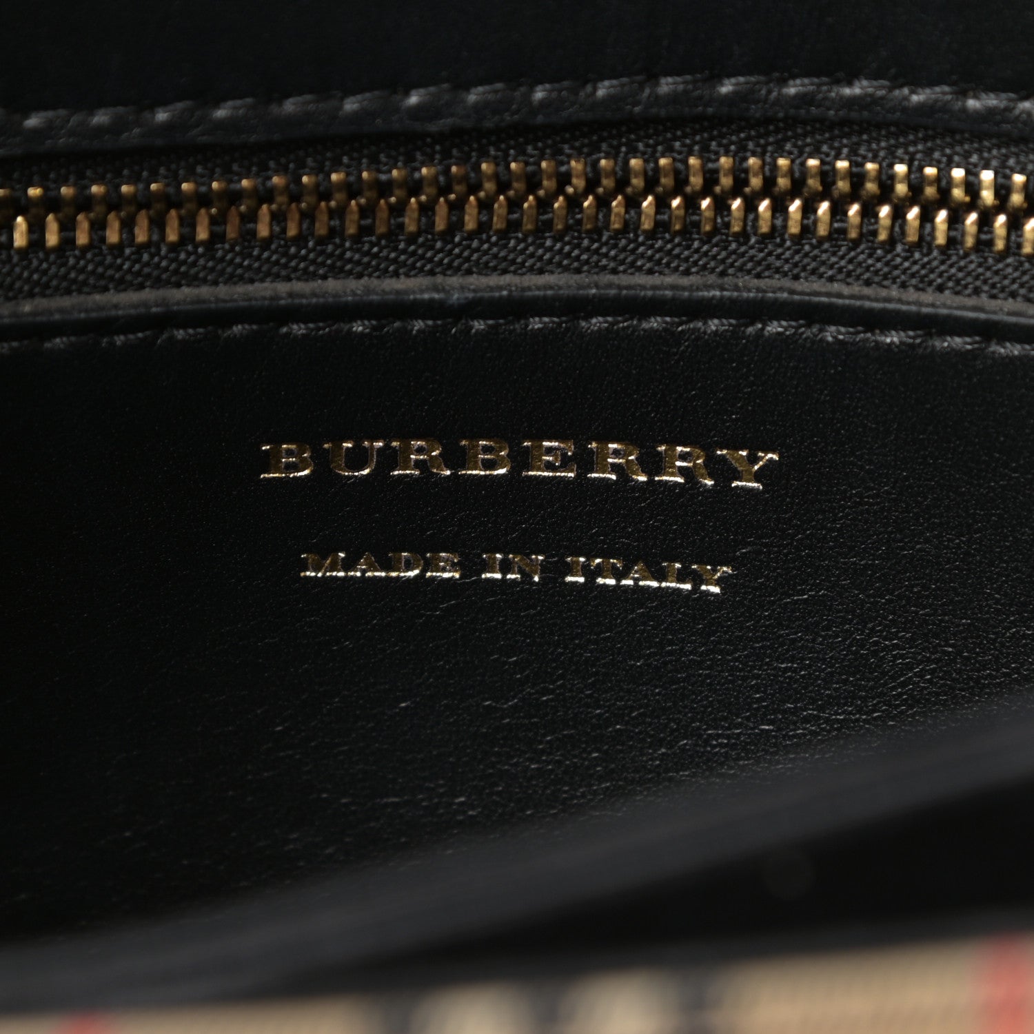 Burberry Smooth Calfskin 1983 Knight Check Link Shoulder Bag Black 6 of 15