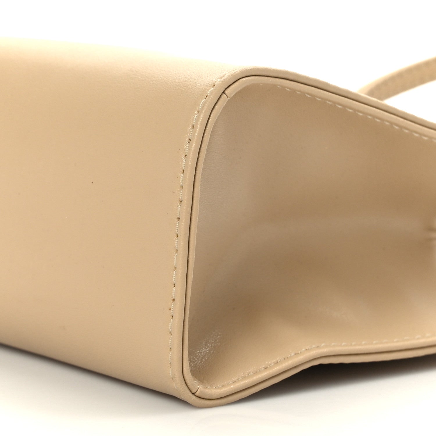 Telfar Vegan Leather Small Shopping Bag Cream 8 of 8