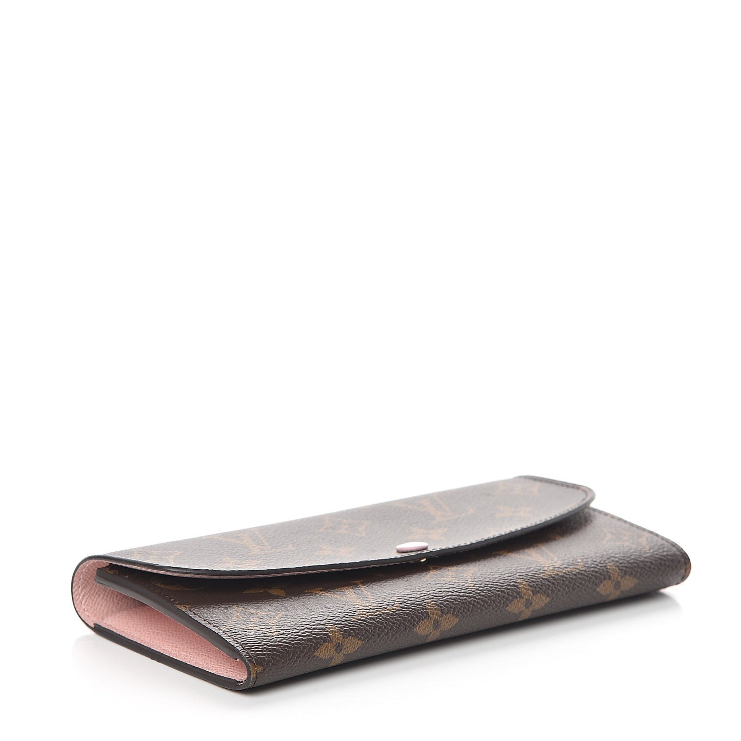 Monogram Emilie Wallet Rose Ballerine