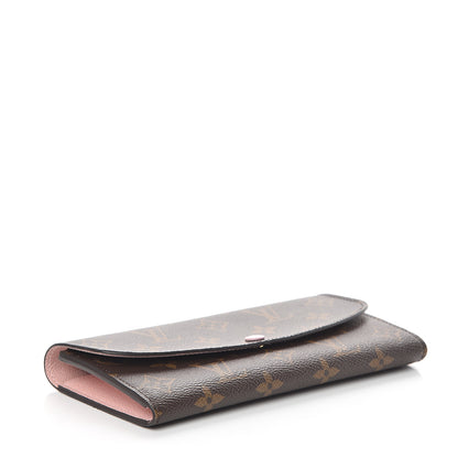 Louis Vuitton Monogram Emilie Wallet Rose Ballerine 3 of 6