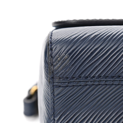 Louis Vuitton Epi Twist Shoulder Bag MM Navy 7 of 10