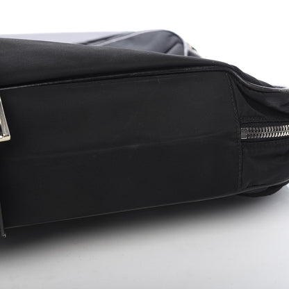 Prada Soft Calfskin Tessuto Nylon Travel Bag Black 14 of 20