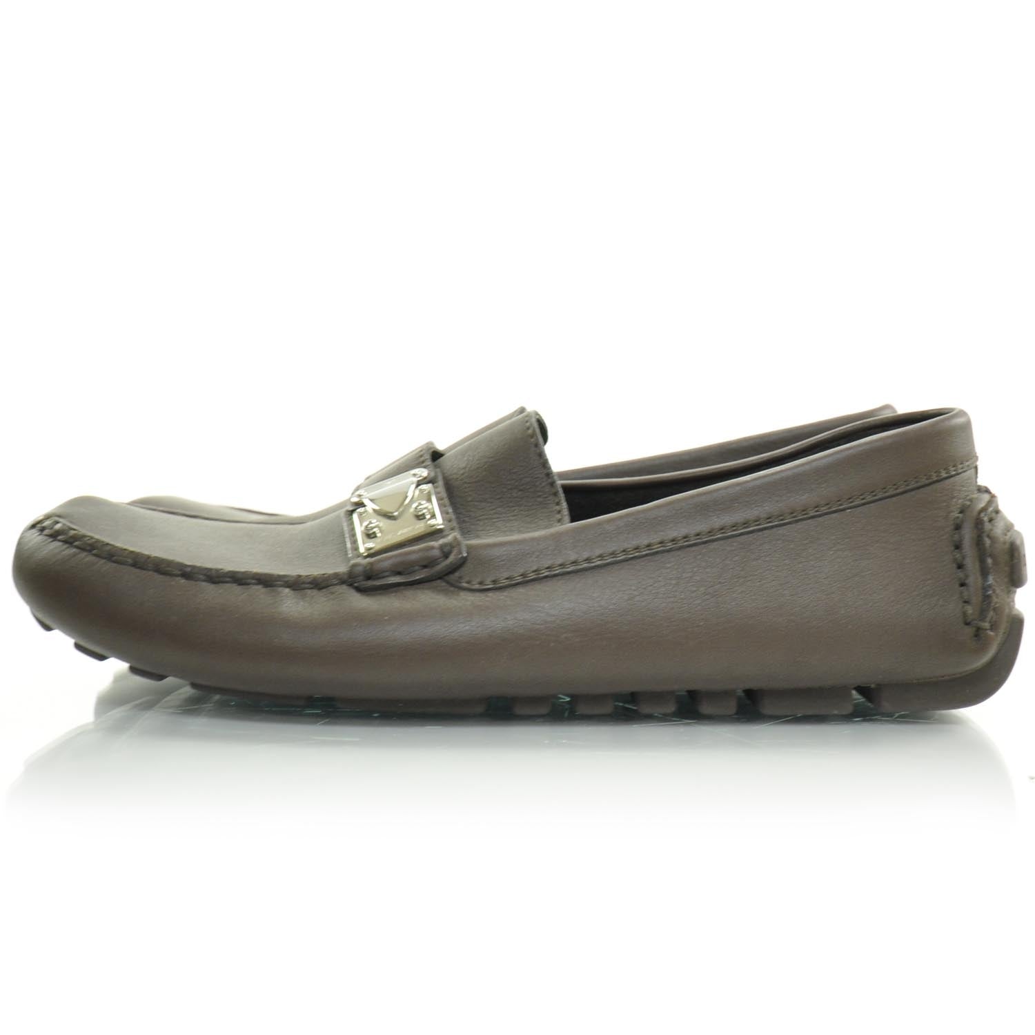 Louis Vuitton Mens Leather Zen Driving Loafers 6 Dark Brown 2 of 7
