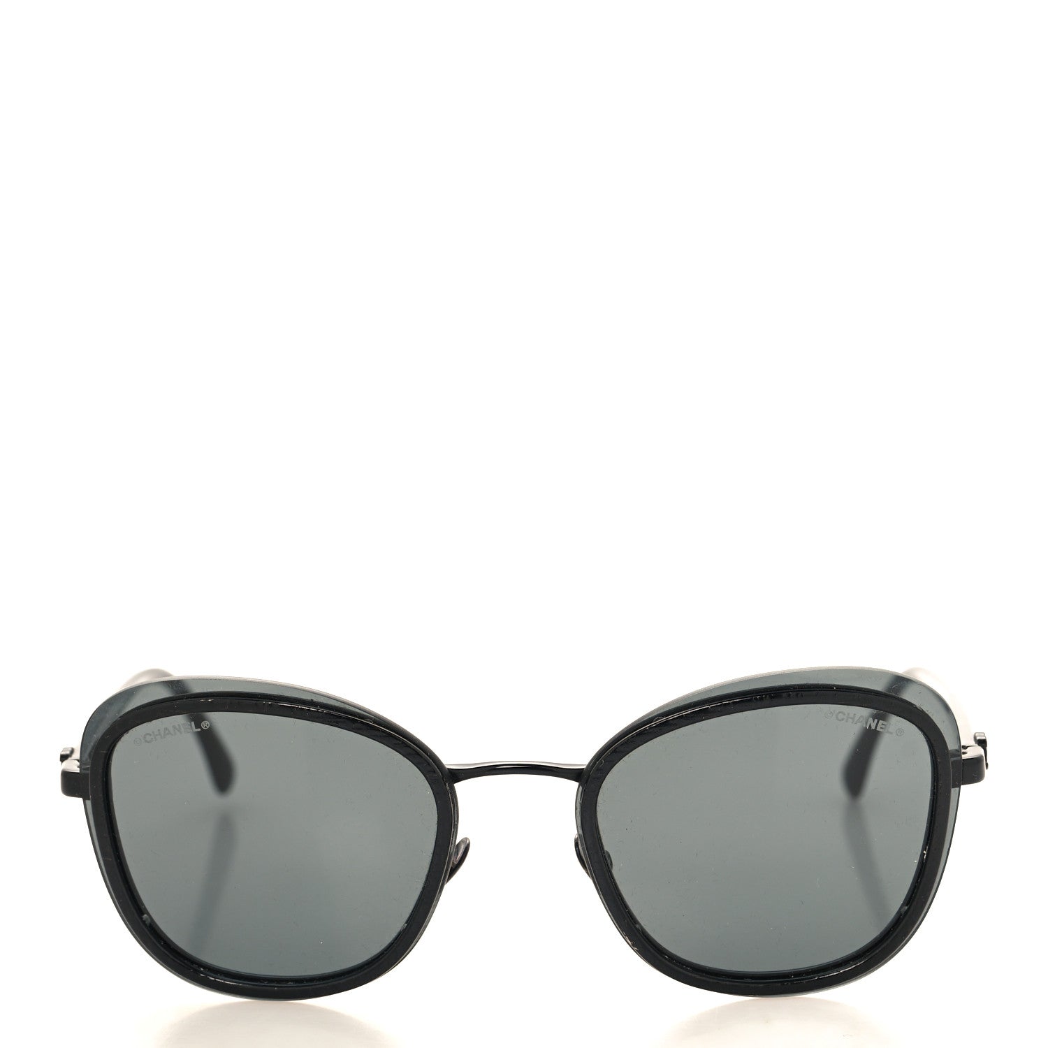 Chanel Pantos Sunglasses 4264 Black Grey 2 of 8