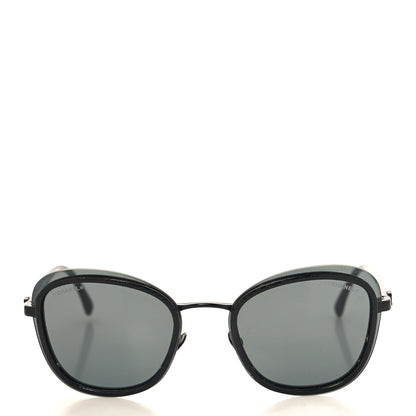 Chanel Pantos Sunglasses 4264 Black Grey 2 of 8
