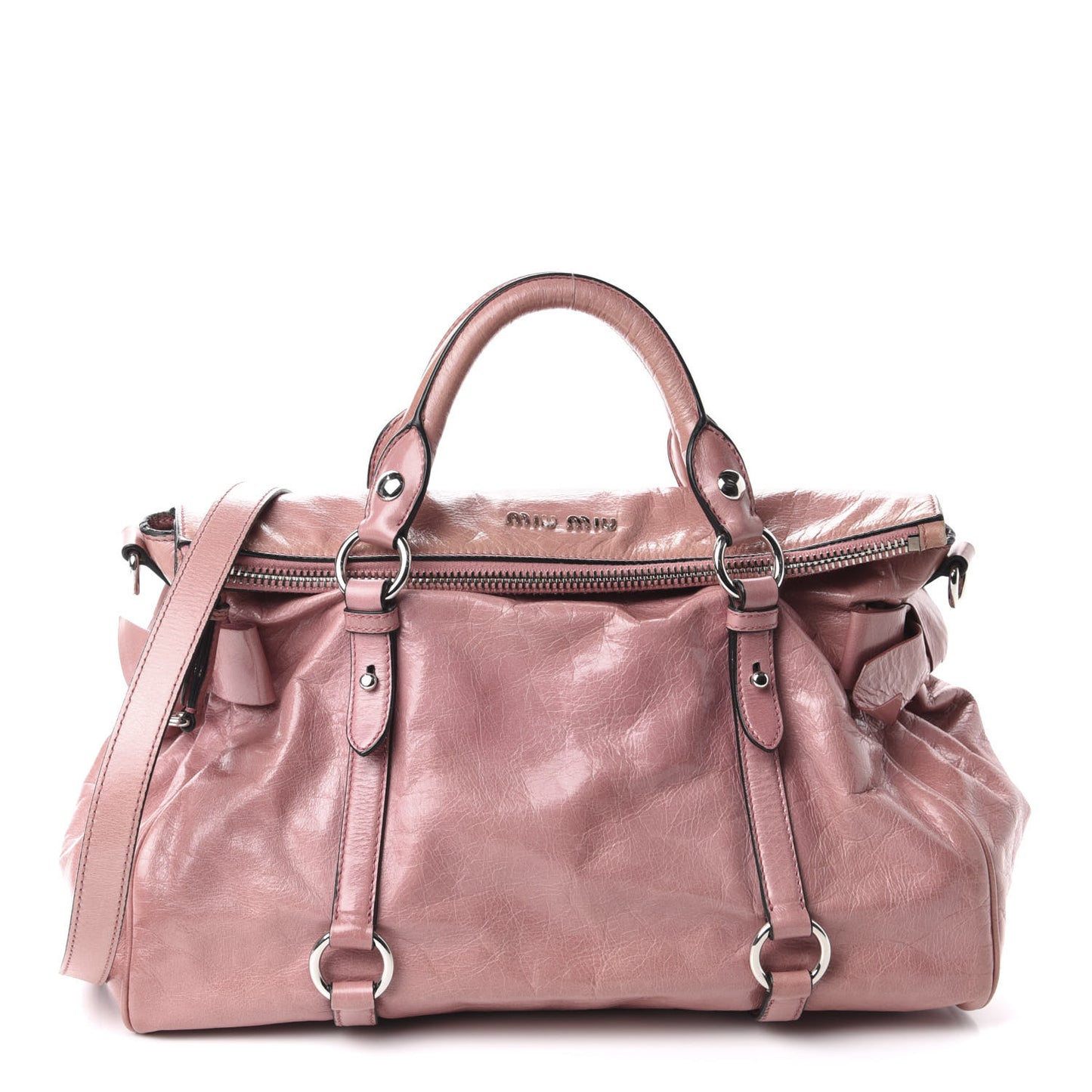Vitello Lux Medium Bow Bag Loto