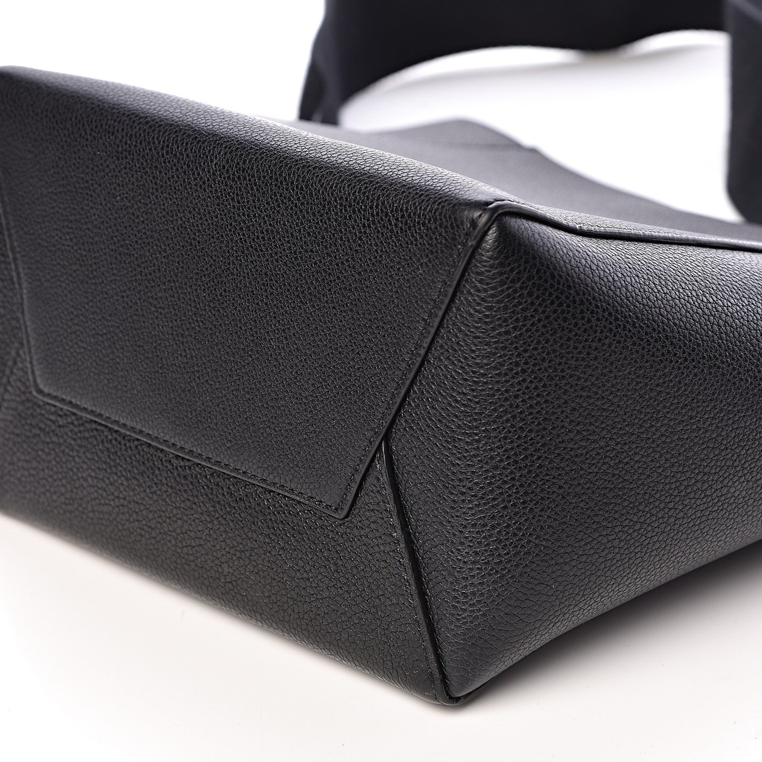 Celine Soft Grained Calfskin Small Sangle Bucket Bag Black 8 of 9