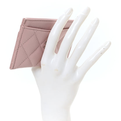 Chanel Caviar Quilted Card Holder Light Pink 2 of 8