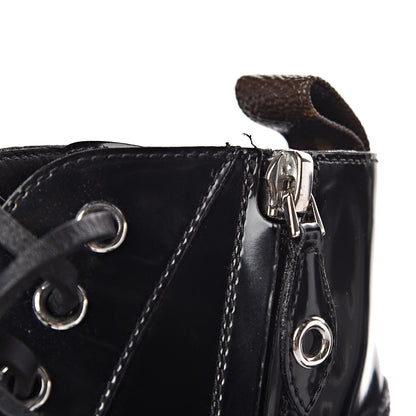 Louis Vuitton Patent Calfskin Star Trail Ankle Boots 38.5 Black 10 of 10