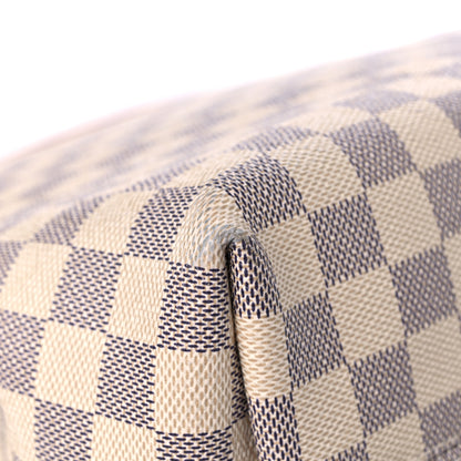 Louis Vuitton Damier Azur Graceful MM Rose Ballerine 9 of 16