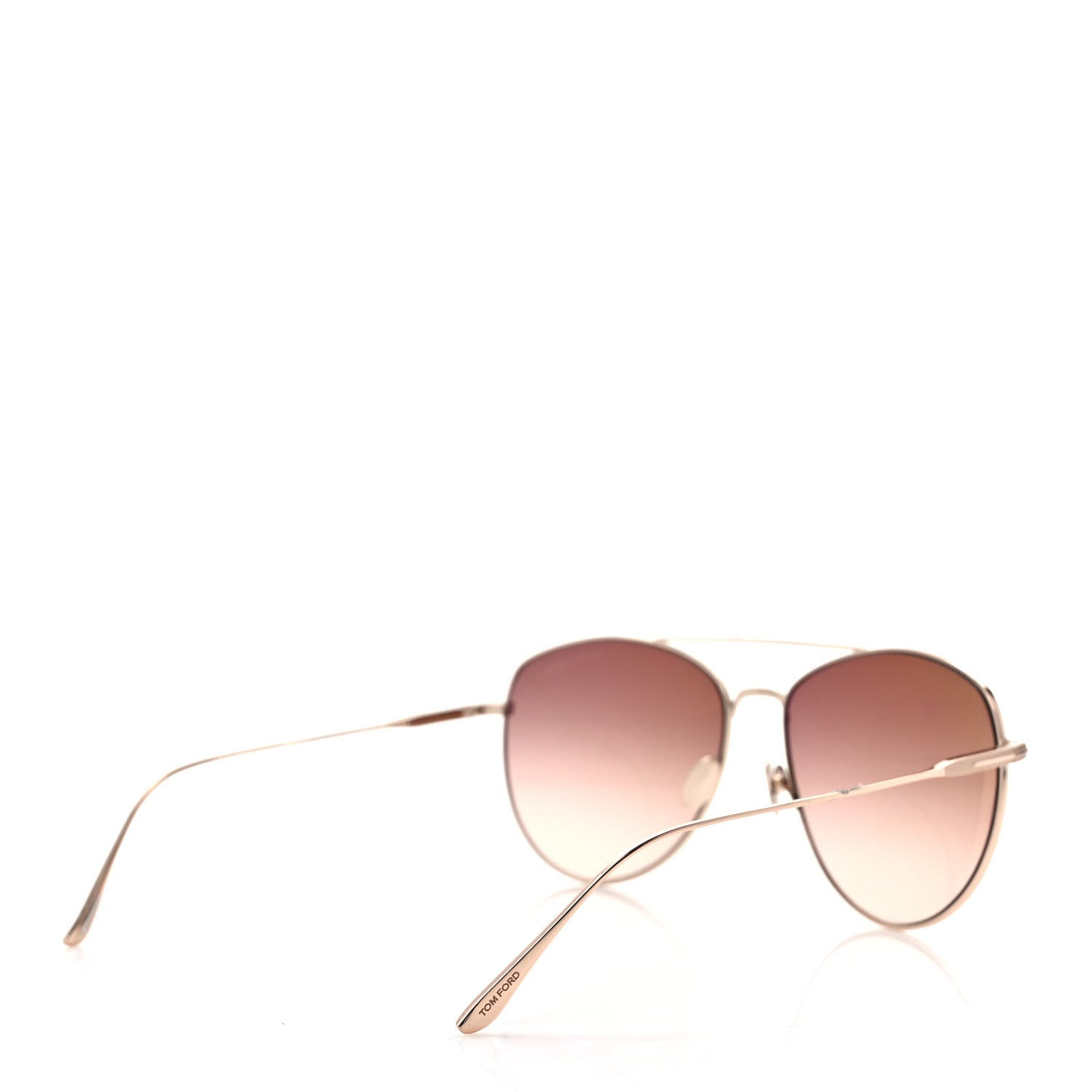 Titanium Milla Aviator Sunglasses TF784 Gold