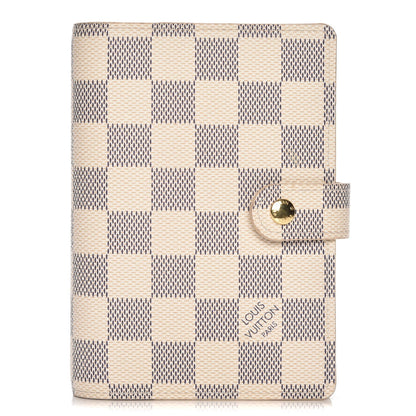 Louis Vuitton Damier Azur Small Ring Agenda Cover 1 of 6